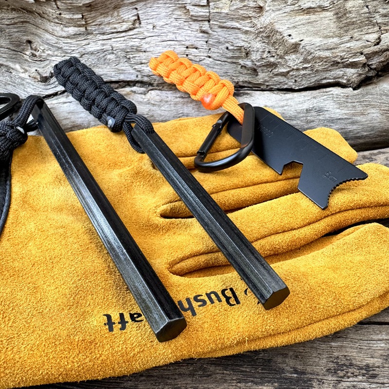 Handgewebter Seil-Sechskant-Fe – Fire Starting Kit Bewertung und Preis