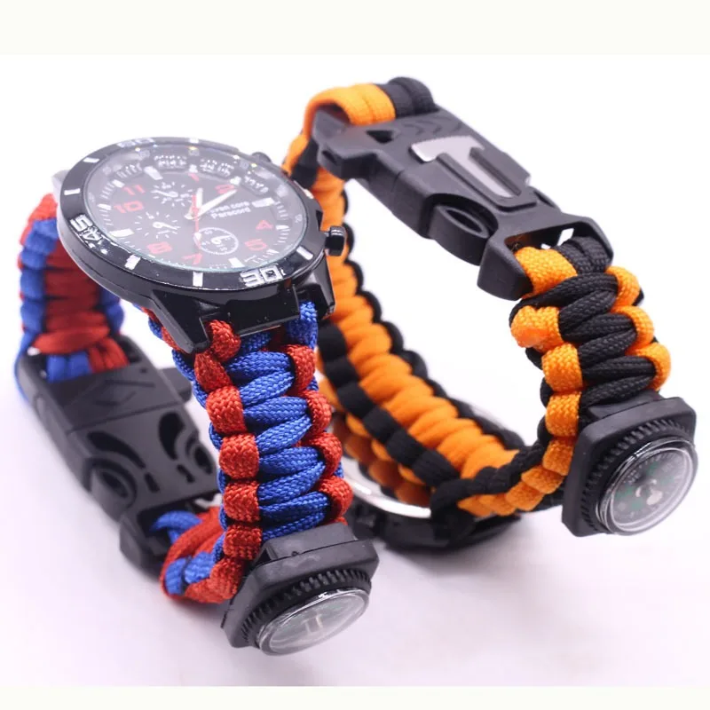Multifunktionale Outdoor-Uhr,  – Fire Starting Kit Bewertung und Preis