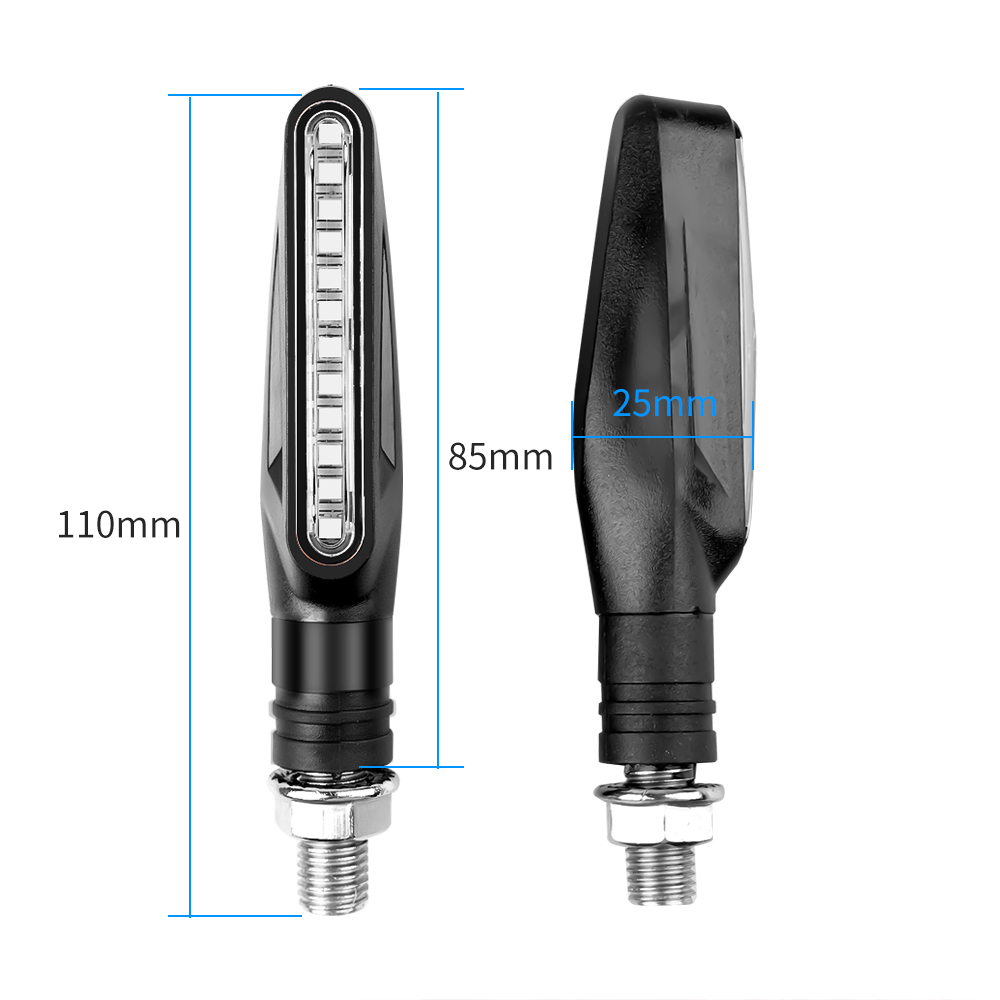 2PCS LED Motorrad Blinker Lich – Sos Light Strobe Bewertung und Preis