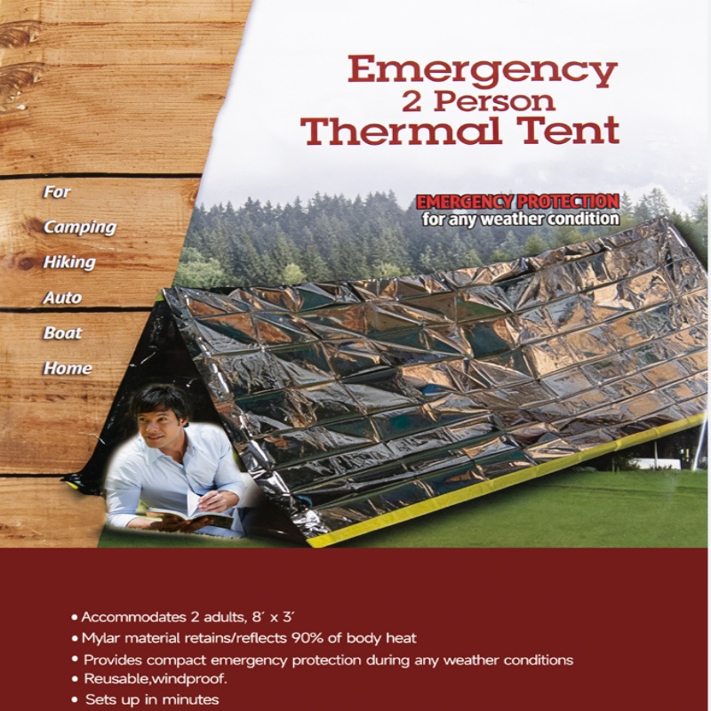 Tragbares 2-Personen-Notfall-Ü – Emergency Mylar Tent Bewertung und Preis